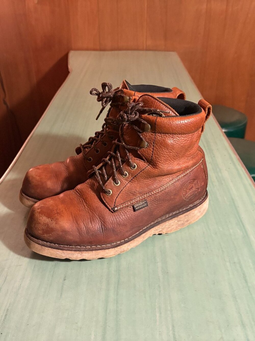 Mens Irish Setter Wingshooter 842 Waterproof Soft Toe Work Boots Size 9.5 EE